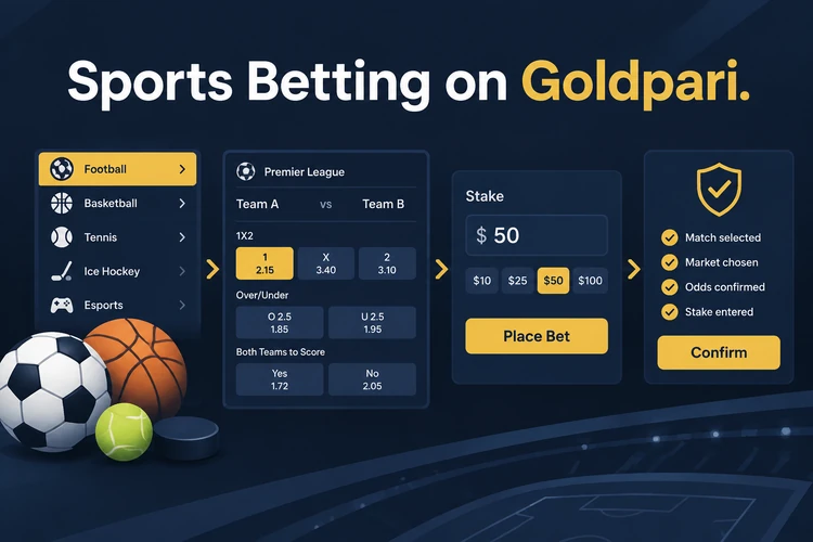 Sports Betting on Goldpari